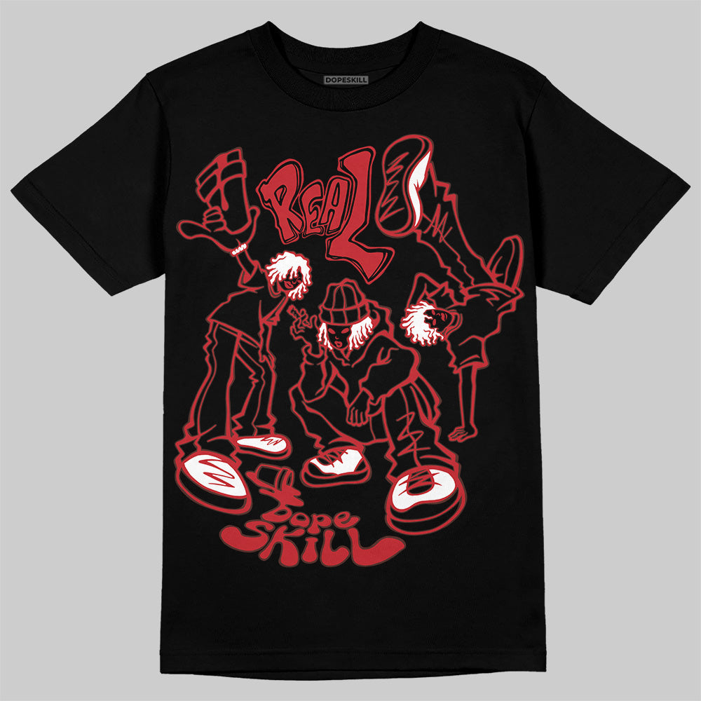 Jordan 11 Retro Low Bred (2025) DopeSkill T-Shirt Real Y2K Players Graphic Streetwear - black