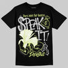 Jordan 4 GS “Light Lemon Twist” DopeSkill T-Shirt Speak It Graphic Streetwear - Black