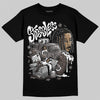 Jordan 4 Retro Cave Stone DopeSkill T-Shirt Stressless Graphic Streetwear - Black