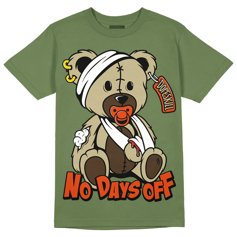 Olive Sneakers DopeSkill Olive T-shirt Hurt Bear Graphic Streetwear