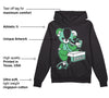 Green Glow 1s DopeSkill Hoodie Sweatshirt Sneakerhead BEAR Graphic