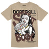 Jordan 1 High OG “Latte” DopeSkill Medium Brown T-shirt Stay It Busy Graphic Streetwear