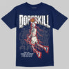 Jordan 11 “Rare Air” DopeSkill T-Shirt Thunder Dunk Graphic Streetwear - Navy