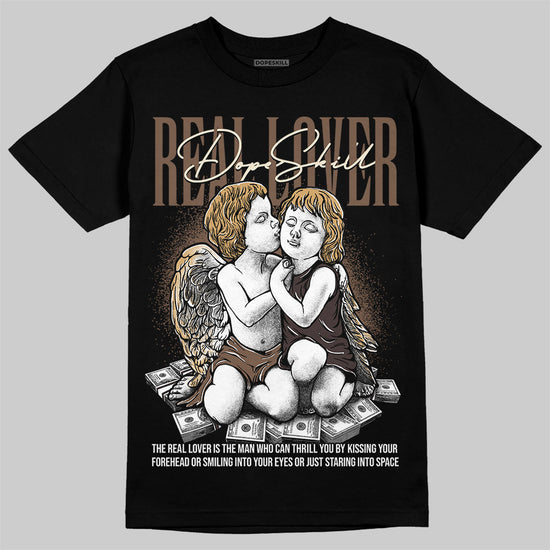 Jordan 5 “Earth/Metallic Gold” DopeSkill T-Shirt Real Lover Garaphic Streetwear - Black