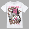 Dunk Low Smokey Mauve Playful Pink DopeSkill T-Shirt Stay It Busy Graphic Streetwear - White 