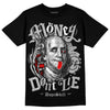 Jordan 1 Low OG “Shadow” DopeSkill T-Shirt Money Don't Lie Graphic Streetwear - Black