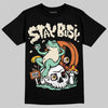 SB Dunk Low Rodeo Tourmaline DopeSkill T-Shirt Stay Busy Graphic Streetwear - black
