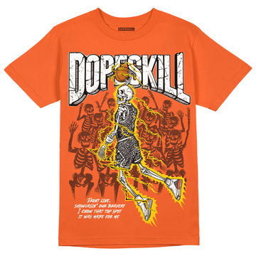 Jordan 3 Georgia Peach DopeSkill Orange T-shirt Thunder Dunk Graphic Streetwear