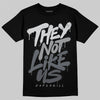 Jordan 5 Retro Wolf Grey (2026) DopeSkill T-Shirt They Not Like Us Graphic Streetwear - Black