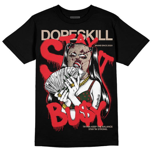 Dunk Low Freddy Krueger DopeSkill T-Shirt Stay It Busy Graphic Streetwear - Black 