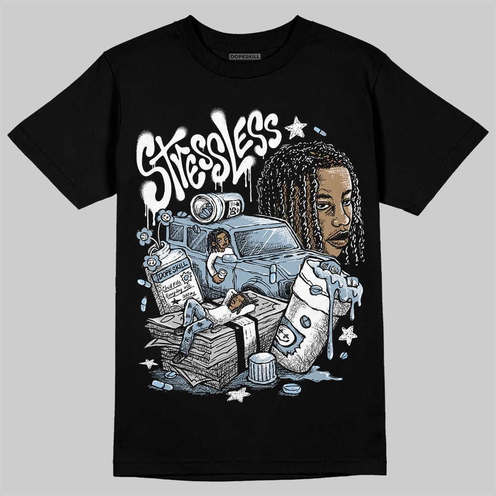 Jordan 40 “Blue Suede” DopeSkill T-Shirt Stressless Graphic Streetwear - black