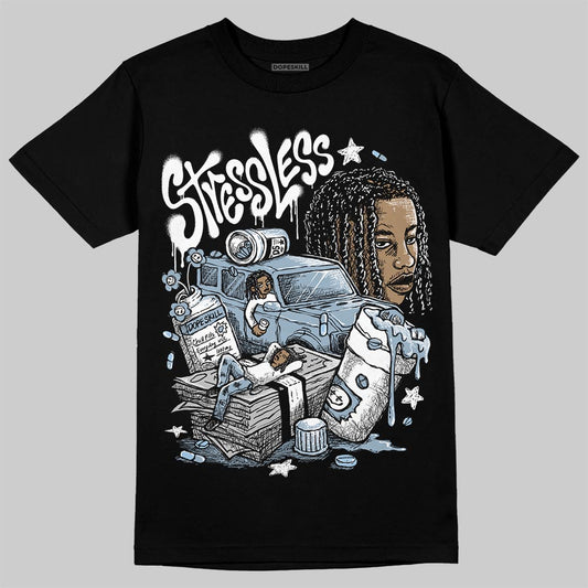 Jordan 40 “Blue Suede” DopeSkill T-Shirt Stressless Graphic Streetwear - black
