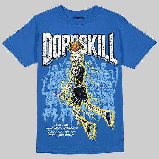 Air Foamposite One “International Blue” DopeSkill Royal T-shirt Thunder Dunk Graphic Streetwear 