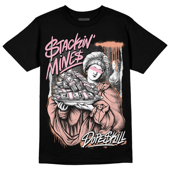 Jordan 11 Low “Legend Pink” DopeSkill T-Shirt Stackin Mines Graphic Streetwear - Black