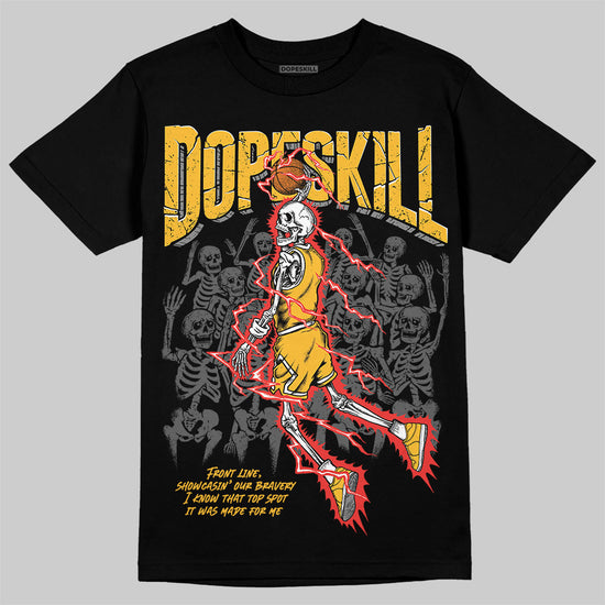 New Balance 9060 Varsity Gold (GS) DopeSkill T-Shirt Thunder Dunk Graphic Streetwear - Black