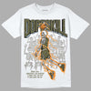 Jordan 5 "Olive" DopeSkill T-Shirt Thunder Dunk Graphic Streetwear - White