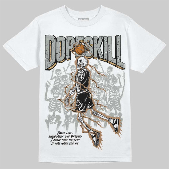 New Balance 1906R ‘White Gold’ DopeSkill T-Shirt Thunder Dunk Graphic Streetwear - White