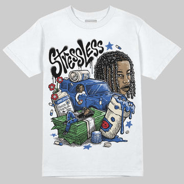 Jordan 1 Low Travis Scott x Fragment DopeSkill T-Shirt Stressless Graphic Streetwear - White 