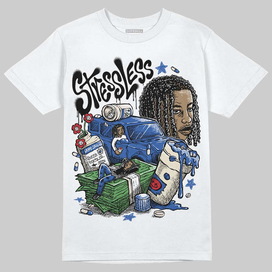 Jordan 1 Low Travis Scott x Fragment DopeSkill T-Shirt Stressless Graphic Streetwear - White 