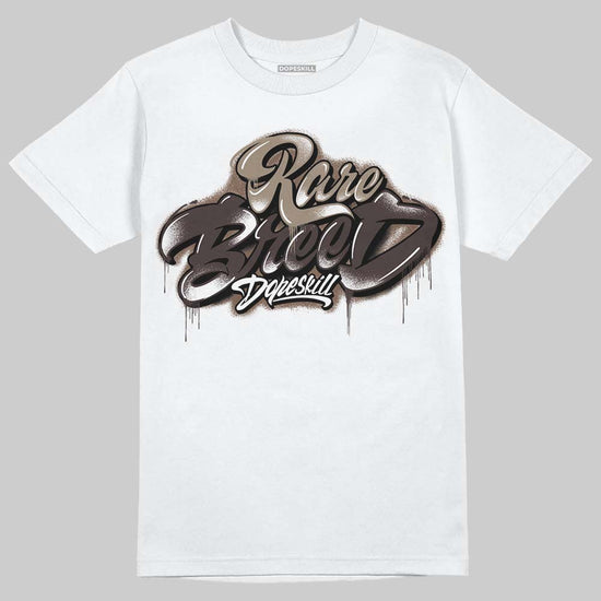 SoleFly x Air Jordan 12 Retro SP 'Cafecito/Baroque Brown' DopeSkill T-Shirt Rare Breed Type Graphic Streetwear - White