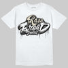 Jordan 5 Retro Reverse Metallic DopeSkill T-Shirt Rare Breed Type Graphic Streetwear - White