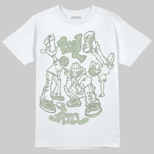 Jordan 4 WMNS “Seafoam” (2025) DopeSkill T-Shirt Real Y2K Players Graphic Streetwear - White