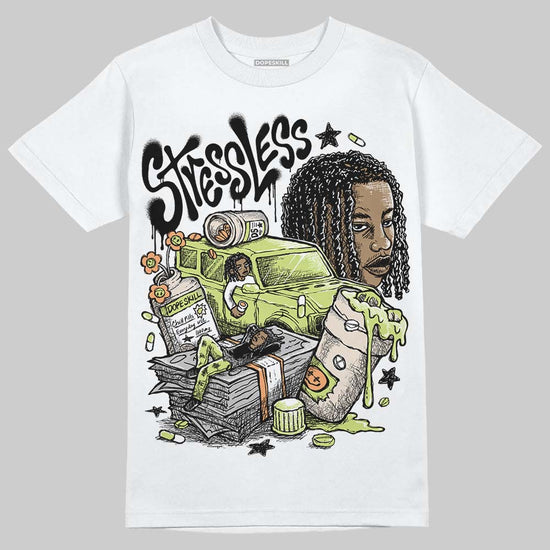 Jordan 5 “Luminous Green” DopeSkill T-Shirt Stressless Graphic Streetwear - White