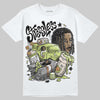 Jordan 5 “Luminous Green” DopeSkill T-Shirt Stressless Graphic Streetwear - White