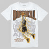 Jordan 1 High OG Black Metallic Gold DopeSkill T-Shirt Thunder Dunk Graphic Streetwear - White