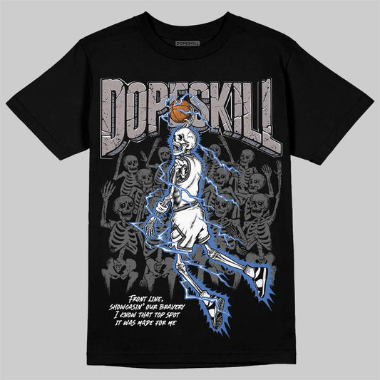 Lanvin Curb Sneakers White Anthracite DopeSkill T-Shirt Thunder Dunk Graphic Streetwear - Black