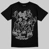 Jordan 9 Cool Grey DopeSkill T-Shirt Real Y2K Players Graphic Streetwear - Black