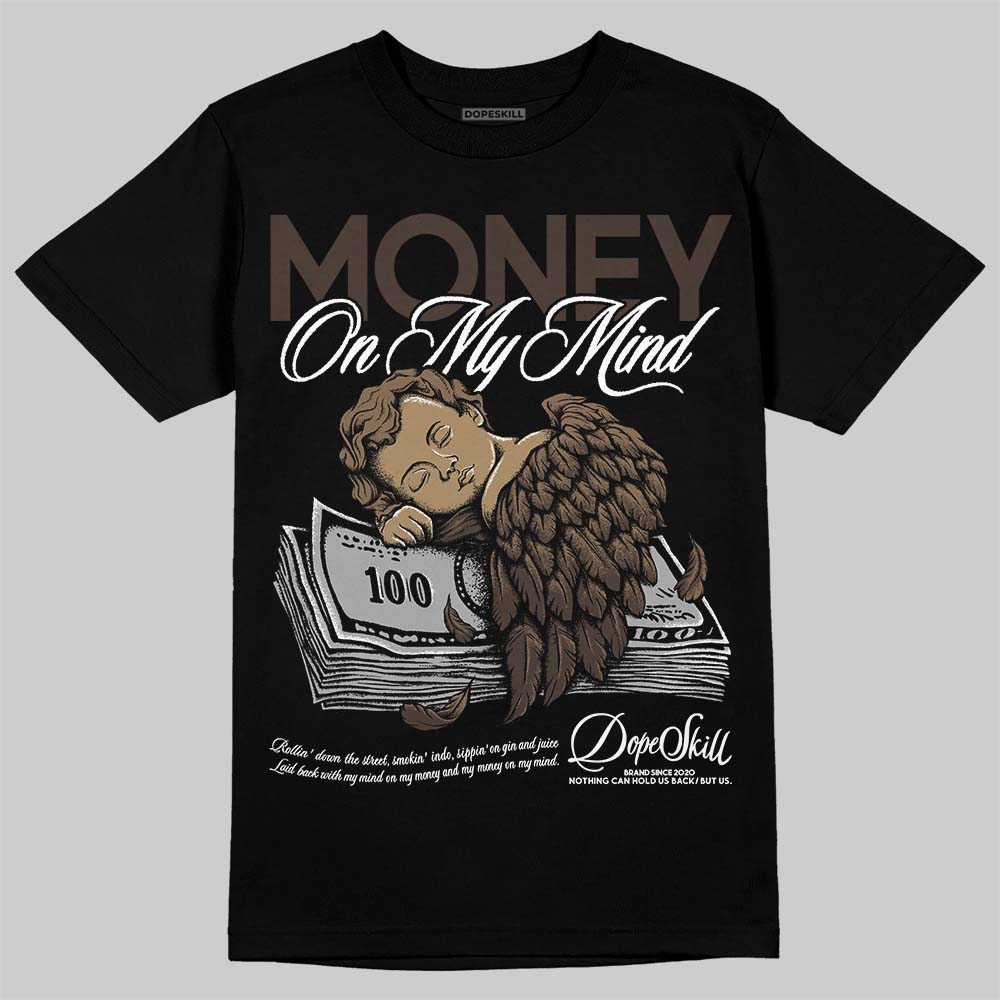 Jordan 1 Low OG “Mocha” DopeSkill T-Shirt MOMM Graphic Streetwear - Black