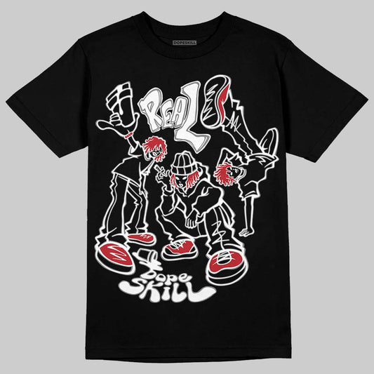 Jordan 14 Retro ‘Black Toe’ DopeSkill T-Shirt Real Y2K Players Graphic Streetwear - Black