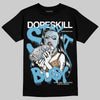 Jordan 4 Denim “Worn Blue” DopeSkill T-Shirt Stay It Busy Graphic Streetwear - Black