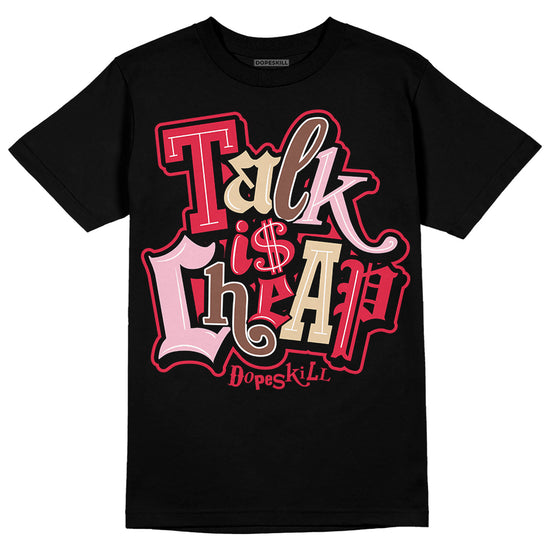 Dunk Low PRM Bacon DopeSkill T-Shirt Talk Is Chip Graphic Streetwear - Black 