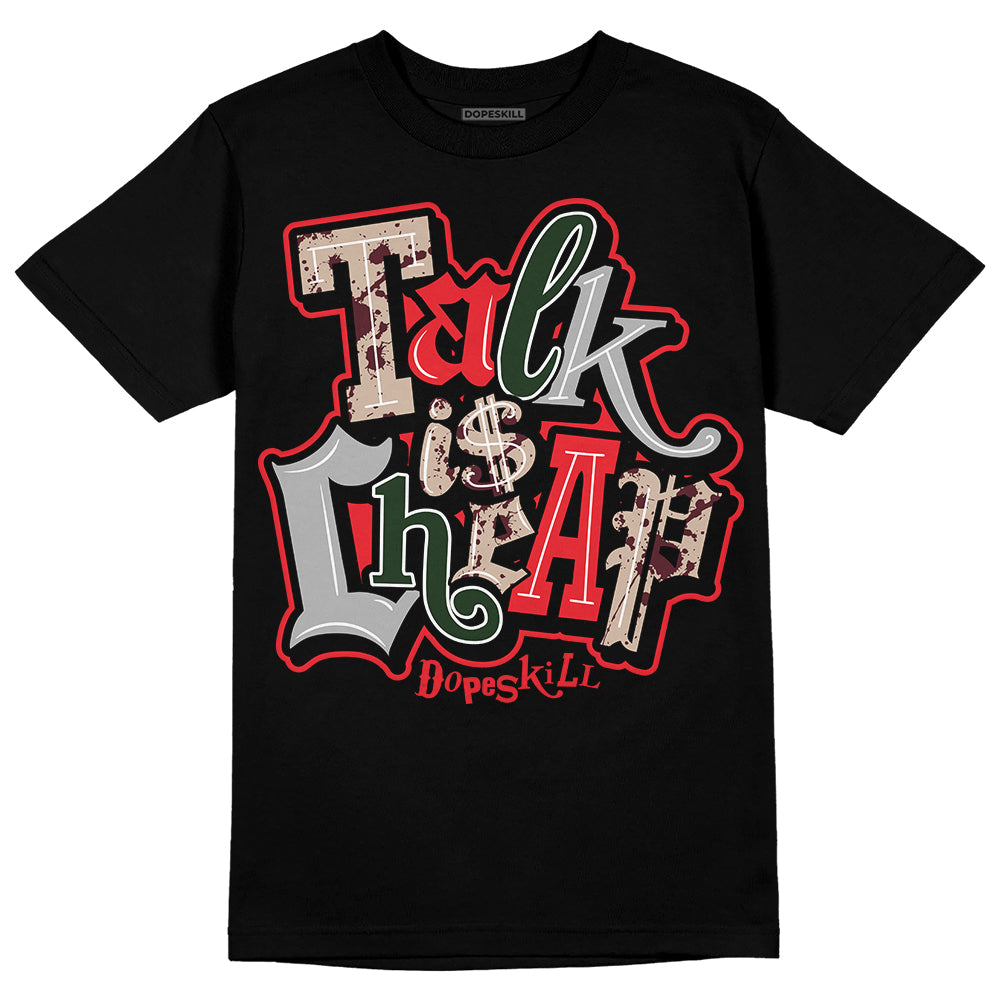 Dunk Low Freddy Krueger DopeSkill T-Shirt Talk Is Chip Graphic Streetwear - Black 