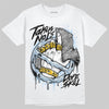 Jordan 40 “Blue Suede” DopeSkill T-Shirt Takin No L's Graphic Streetwear - White