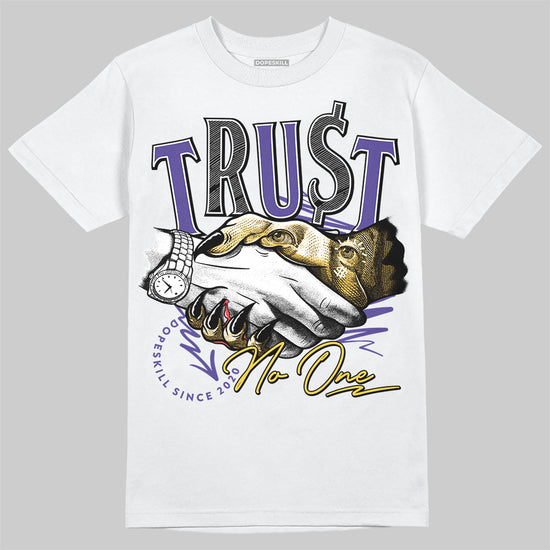 Kobe 8 Protro "Lakers Home" DopeSkill T-Shirt Trust No One Graphic Streetwear - White