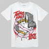 Awake NY x Air Jordan 5 Arctic Pink DopeSkill T-Shirt Takin No L's Graphic Streetwear - White