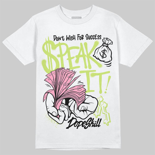 Chase B x Travis Scott x Jordan Jumpman Jack DopeSkill T-Shirt Speak It Graphic Streetwear - White