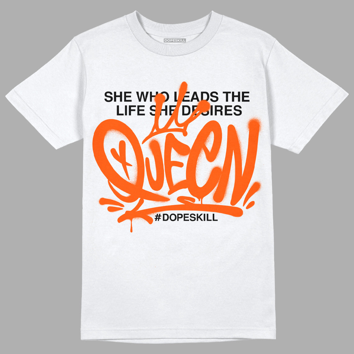 MSCHF Super Normal 2 Orange Milk DopeSkill T-Shirt Queen Graphic Streetwear - White