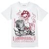 Jordan 1 Retro High '85 OG Metallic Burgundy DopeSkill T-Shirt Show Me The Money Graphic Streetwear - White 