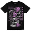 Jordan 2 “Mauve/Off-Noir” DopeSkill T-Shirt Side Hustle Graphic Streetwear - Black