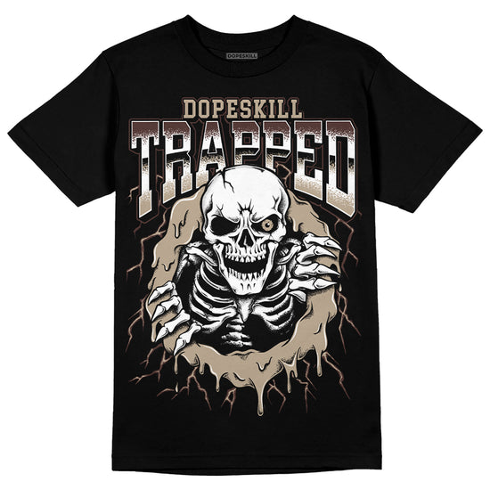 Jordan 1 High OG “Latte” DopeSkill T-Shirt Trapped Halloween Graphic Streetwear - Black