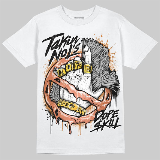 Jordan 14 Golf "US Open" DopeSkill T-Shirt Takin No L's Graphic Streetwear - White