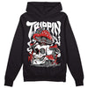 Jordan 1 High OG “Black/White” DopeSkill Hoodie Sweatshirt Trippin Graphic Streetwear - Black