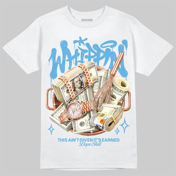 Jordan 11 Low University Blue DopeSkill T-Shirt Whippin Graphic Streetwear - White 