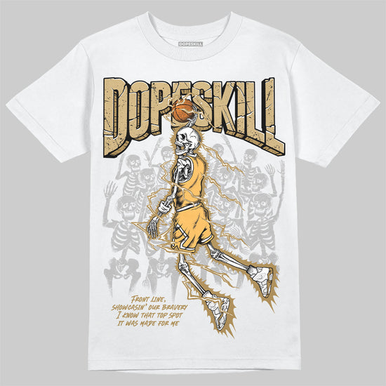 Jordan 6 “Pearl” DopeSkill T-Shirt Thunder Dunk Graphic Streetwear - WHite