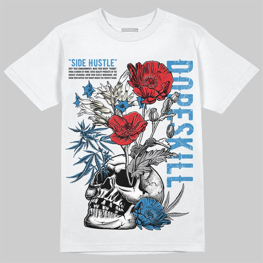 Jordan 3 Retro OG Rare Air DopeSkill T-Shirt Side Hustle Graphic Streetwear - White 