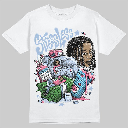 Jordan 3 GS “Cobalt Bliss” DopeSkill T-Shirt Stressless Graphic Streetwear - White
